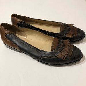 Erica 8 genuine leather fringe loafers